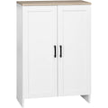 Meuble cuisine blanc avec double porte, dimensions 60 x 30 x 90 cm, rangement compact pour interieur